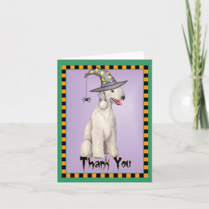 Halloween Bedlington Terrier Tack Kort