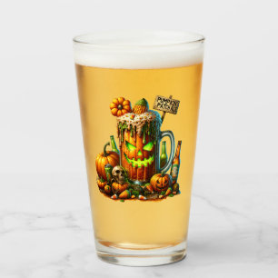 Halloween Beer Glaskopp