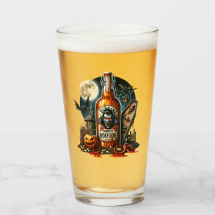 Halloween Beer Glaskopp
