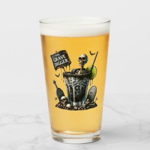 Halloween Beer Glaskopp