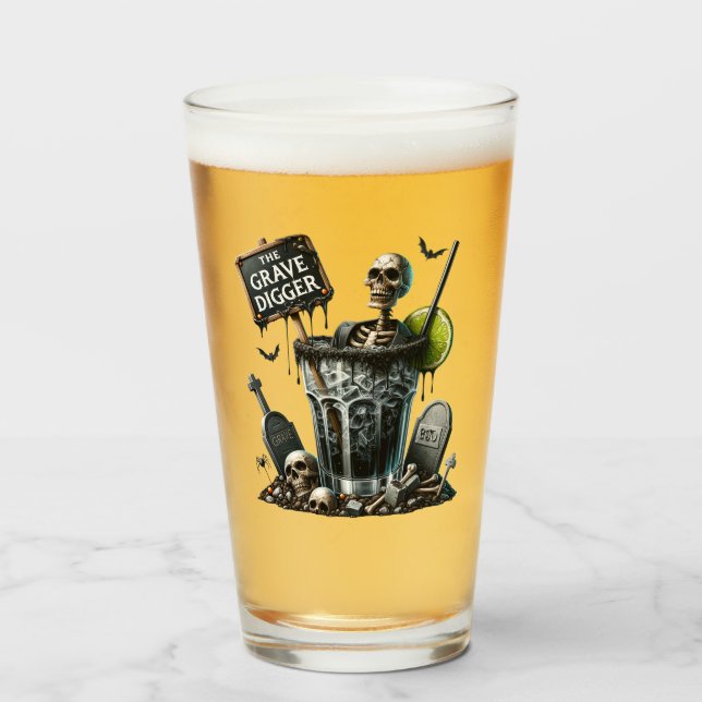 Halloween Beer Glaskopp (Framsida fylld)