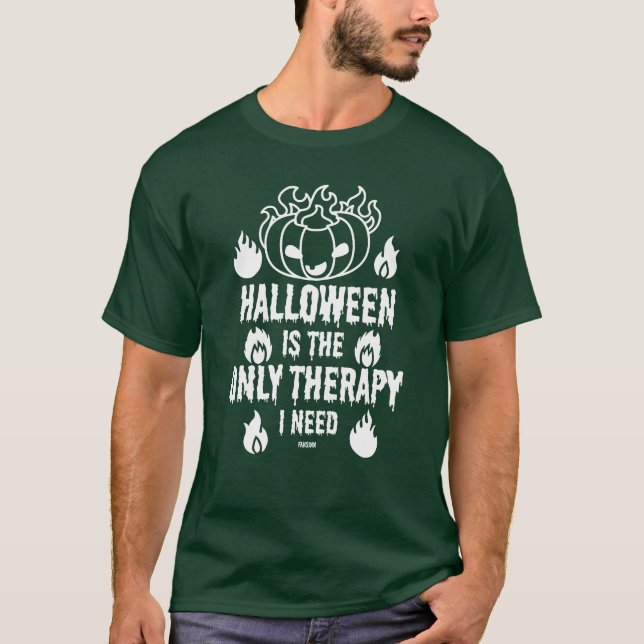 Halloween behandlar mig gåva t shirt (Framsida)