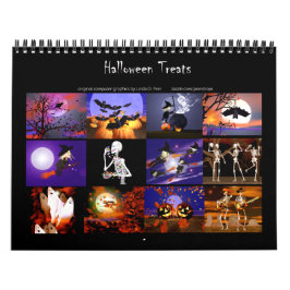 Halloween-behandlingar Original Wall Calendar Kalender