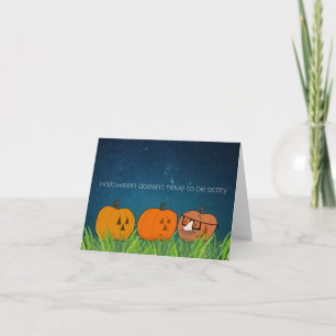 Halloween behöver inte vara läskkort kort