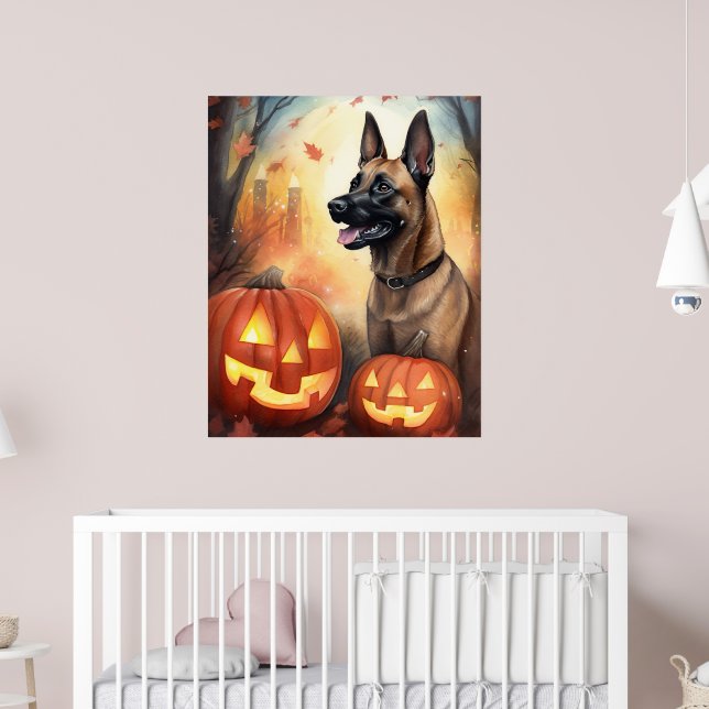 Halloween Belgium Malinoi med påfyllningsskandal Poster (Barnkammare 2)
