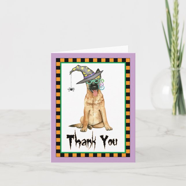 Halloween Belgium Malinois Tack (Framsida)