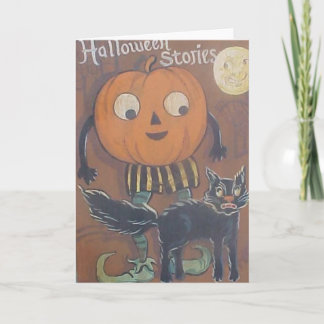 Halloween berättelsekort kort