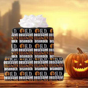 Halloween besatt hemsökt House Black Presentpapper