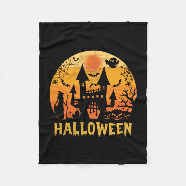 Halloween Best Halloween Birthday Fleecefilt (Framsidan)