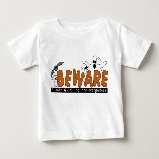 Halloween Beware T-shirts och presenter (Framsida)