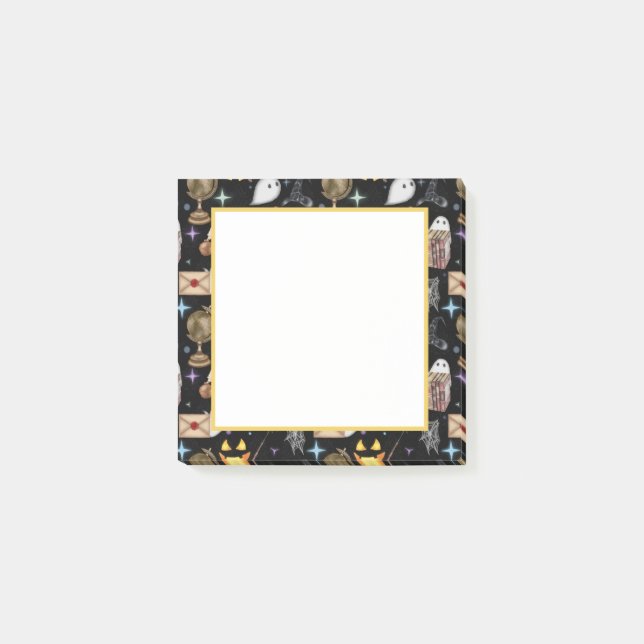 Halloween Bibliotek Notes Post-it Block (Framsida)