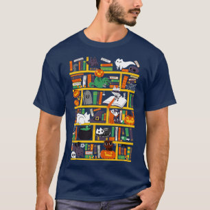Halloween Bibliotek T Shirt