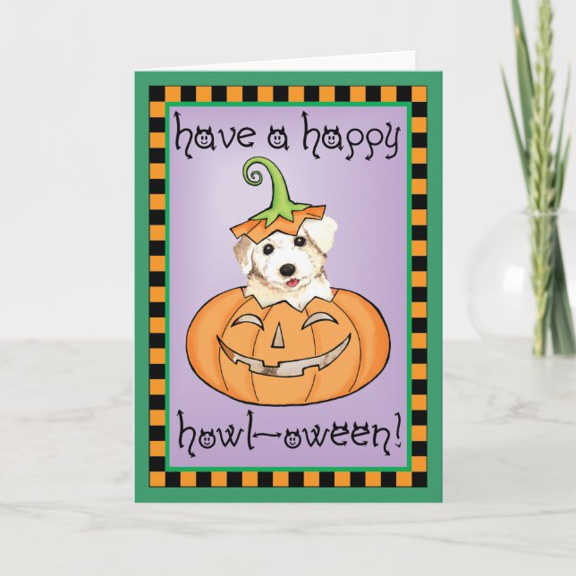 Halloween Bichon Kort (Framsida)