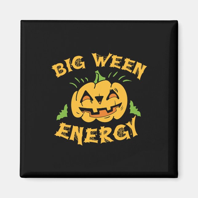 Halloween Big Ween Costume Pumpkin Älskare oktober Magnet (Framsidan)
