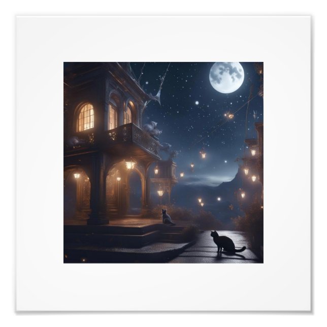 Halloween-bild Fototryck (Framsidan)