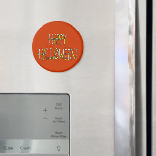 Halloween-bilder och bentext magnet