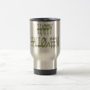 Halloween-bilder och bentext resemugg