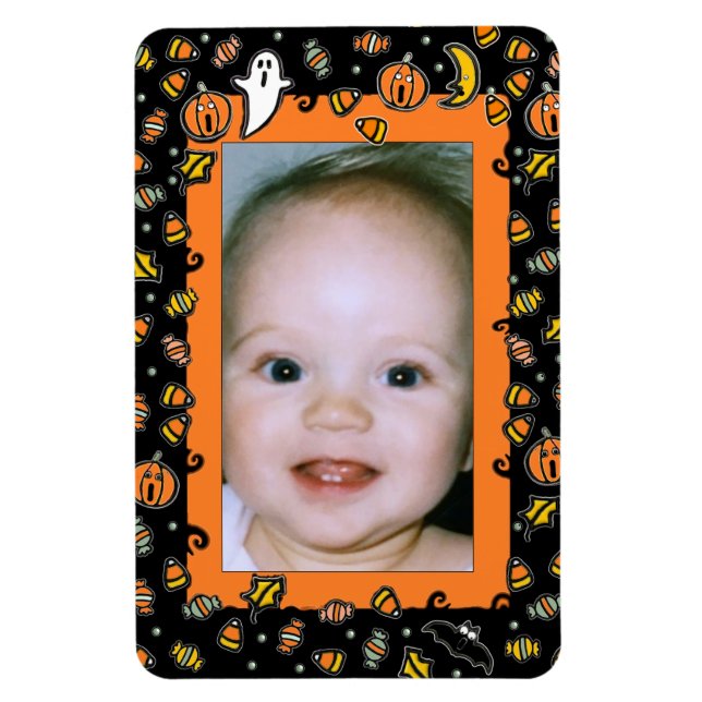 Halloween Bildrammagnet Magnet (Vertikal)