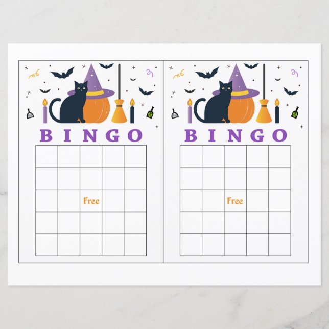 Halloween bingo (Framsida)