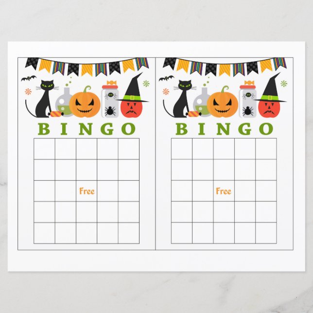 Halloween bingo (Framsida)