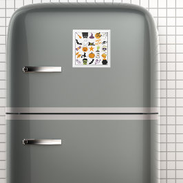 Halloween Bingo-kort Magnet