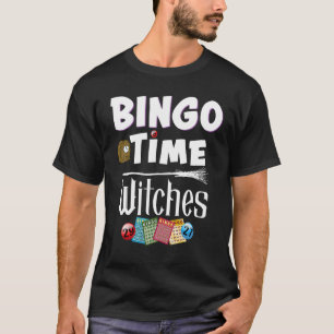 Halloween Bingo Time Witches Women Bingo Player T Shirt