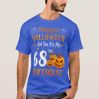 Halloween Birthday 68-årig 68:e Pappa Nana Pump T Shirt