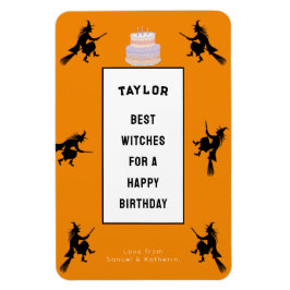 Halloween Birthday Funny Anpassade Magnet