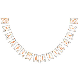 Halloween Birthday Garland Banner Vimplar