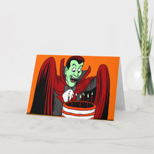 Halloween Birthday Greetings Kort