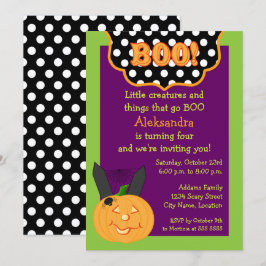 Halloween Birthday Inbjudningar