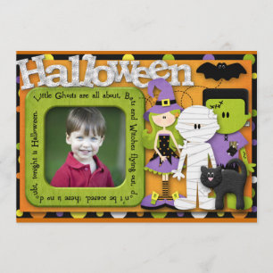 Halloween Birthday Inbjudningar