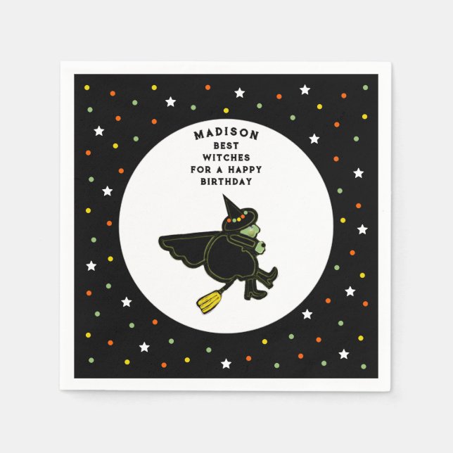 Halloween Birthday Pappersservett (Framsidan)