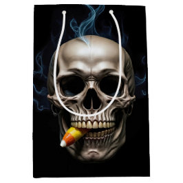 Halloween Birthday SmoSkull Biting Candy corn