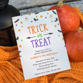 Halloween Birthday | Spooky Firande | PARTY Inbjudningar