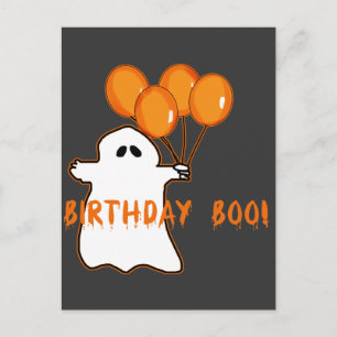 Halloween Birthday T-shirts och presenter Vykort