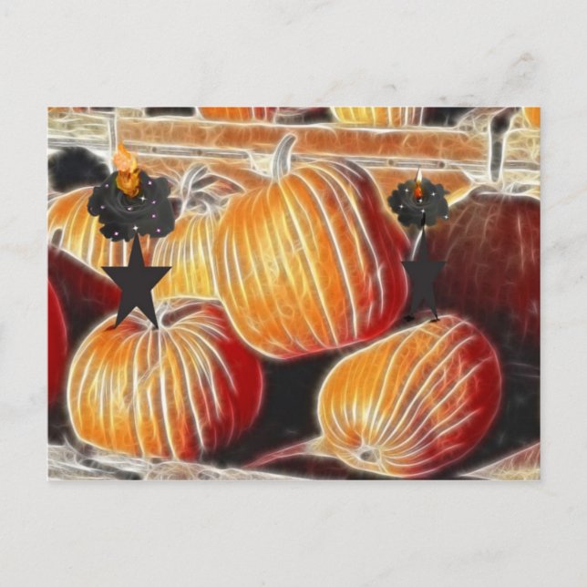 Halloween Birthday! Vykort (Framsida)