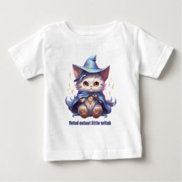 Halloween Blå Häxa Kittel T Shirt