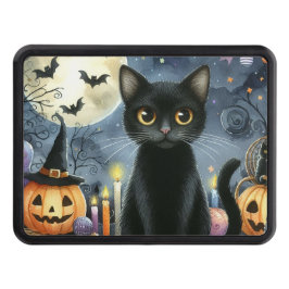 Halloween Black Cat 2 tum Dragkroksskydd