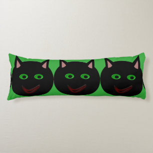 Halloween Black Cat Body Pillow Kroppskudde