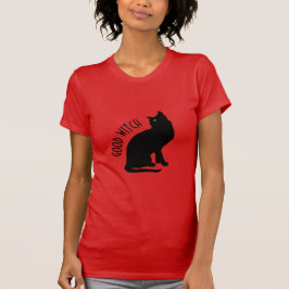 Halloween Black Cat Bra Witch Women's T-Shirt