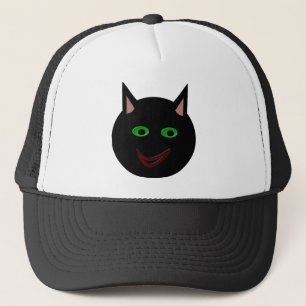 Halloween Black Cat Hat Truckerkeps