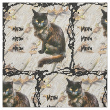 Halloween Black Cat Pet Photo Höst löv