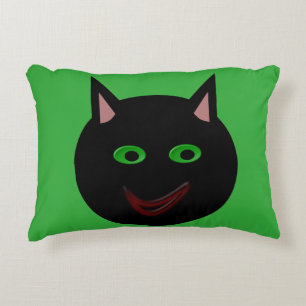 Halloween Black Cat Pillow Prydnadskudde