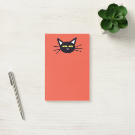 Halloween Black Cat Post-it Block