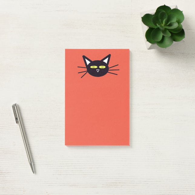 Halloween Black Cat Post-it Block (Kontor)
