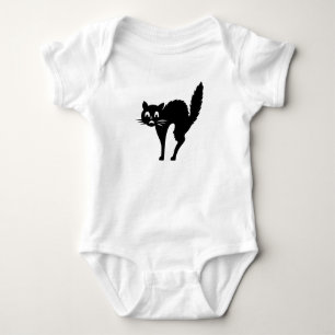 Halloween Black cat-spooky roligt sött kostym T Shirt