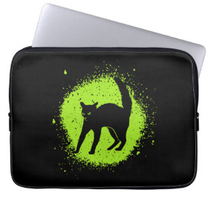 Halloween Black Cat Superstift Scaredy Cats Laptop Fodral