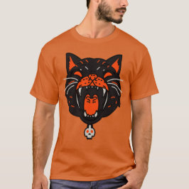 Halloween Black Cat T Shirt