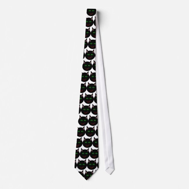 Halloween Black Cat Tie Slips (Framsida)